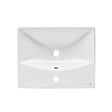 SWISS AQUA TECHNOLOGIES - Swiss Aqua Technologies Brevis Lavabo suspendu avec trou pour robinetterie au milieu, 50,5x40x14cm (SATBRE5040S) - vignette
