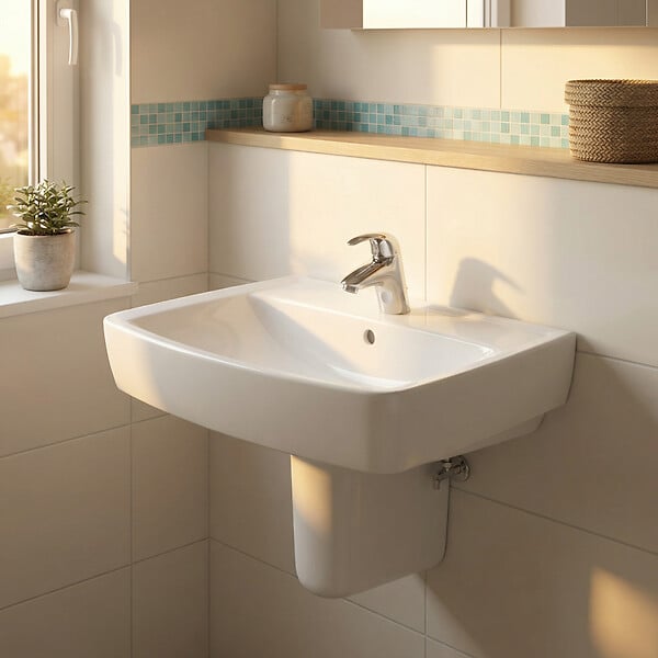 KOLO BY GEBERIT - KOLO by Geberit KOLO Rekord Lavabo 50x38 cm, à suspendre ou sur meuble, avec perçage et trop-plein (K91952000) (K91952000) - large