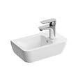 VITRA - Vitra  Integra Lave-mains 37x22 cm avec trou pour robinetterie sur la droite, Blanc (7091-003-0029) - vignette