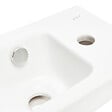 VITRA - Vitra  Integra Lave-mains 37x22 cm avec trou pour robinetterie sur la droite, Blanc (7091-003-0029) - vignette