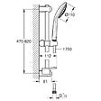 GROHE - Euphoria 110 Champagne  Set de douche, 3 jets (27232001) - vignette