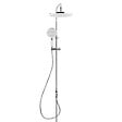 SWISS AQUA TECHNOLOGIES - Set de douche, douchette 3 jets, barre avec curseur, tête de douche XXL 254 mm intégrée, Chrome SATPIPET - vignette