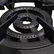 PROWELTEK - Rechaud gaz 4 pieds Fonte véritable 9,8 KW 2 Bruleurs Plats grands volumes - vignette