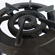 PROWELTEK - Rechaud à gaz en Fonte véritable 4 pieds 2 bruleurs + Tuyau gaz à vis 1.50m + Détendeur Propane TRIGLAV 9800 - vignette
