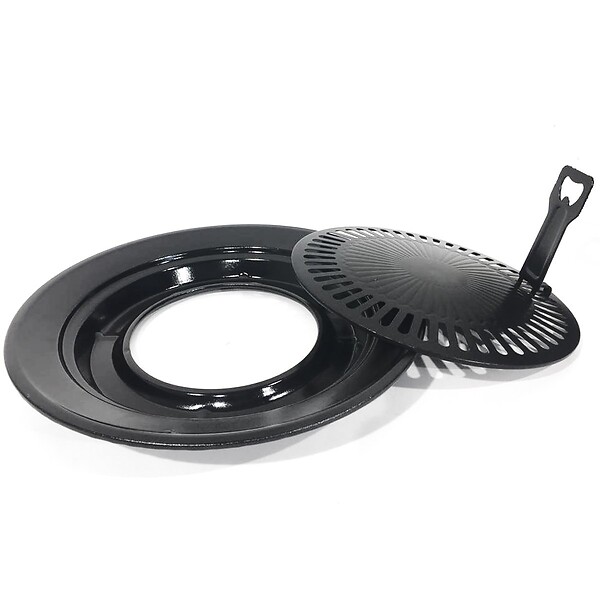 KEMPER - Barbecue gaz Grill 2en1 Réchaud gaz piézo 2200 W + 8 cartouches gaz butane KEMPER - large