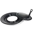 KEMPER - Barbecue gaz Grill 2en1 Réchaud gaz piézo 2200 W + 8 cartouches gaz butane KEMPER - vignette