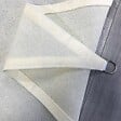 COTE STORE - Voile d'ombrage 3 x 4 x 4 x 5 m trapèze 280g/m² - Haute densité résistante au vent - Tissu micro-aéré - Écru - vignette