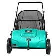INTEC - Balayeuse à gazon Ramasse feuilles Brosse rotative renforcées Larg 53cm reglable Grand Bac 100L INTEC - vignette