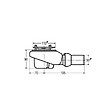 VILLEROY & BOCH - Bonde Tempoplex Plus 90 mm, sans couvercle  (U90881299) - vignette