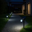 LUMISKY - 4 Spots solaires projecteurs SPIKY Blanc froid 100LM - vignette