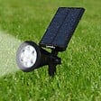 LUMISKY - 4 Spots solaires projecteurs SPIKY Blanc froid 100LM - vignette