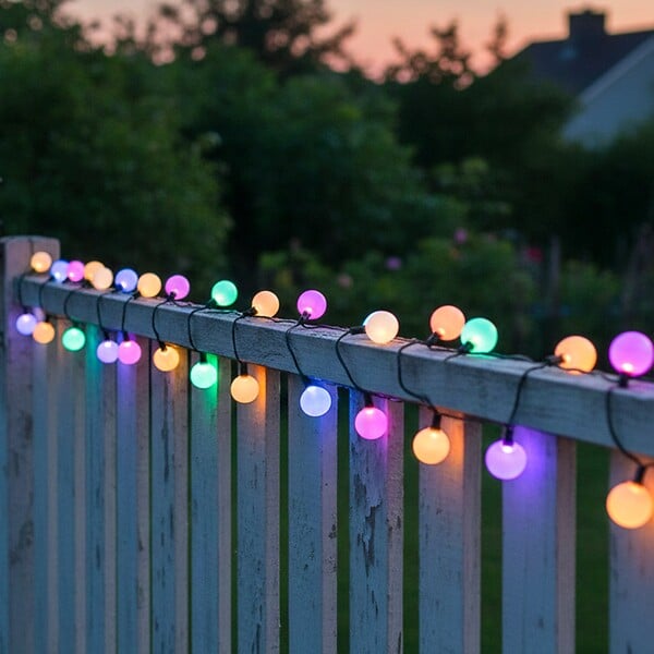 LUMISKY - Guirlande solaire BILLY RGB 100 globes 10.9M - large