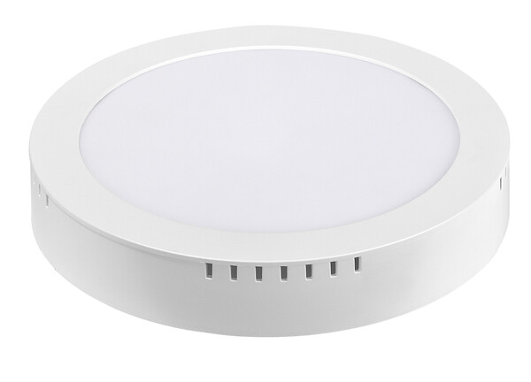 HELLERMANNTYTON - Plafonnier LED saillie 18W Rond 225mm 1350 lm 6500K Blanc froid-PANASONIC - large