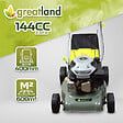 GREATLAND - Tondeuse thermique tractée 144 CC - 400mm - Bac 40 litres - vignette