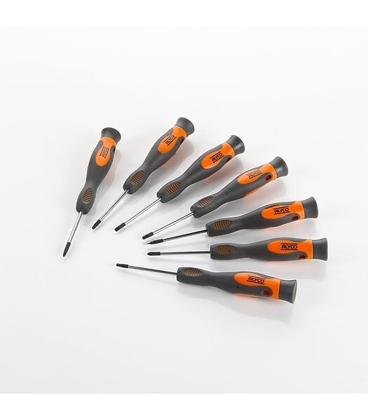 ALYCO - Set De 7 Tournevis Précision Alyco Orange Alyco 170452 - large