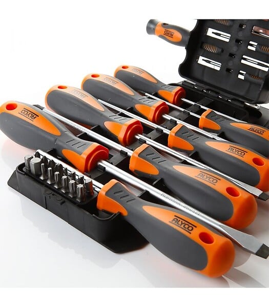 ALYCO - Set Mixte 44 Pces Alyco Orange Tournevis Alyco 170465 - large