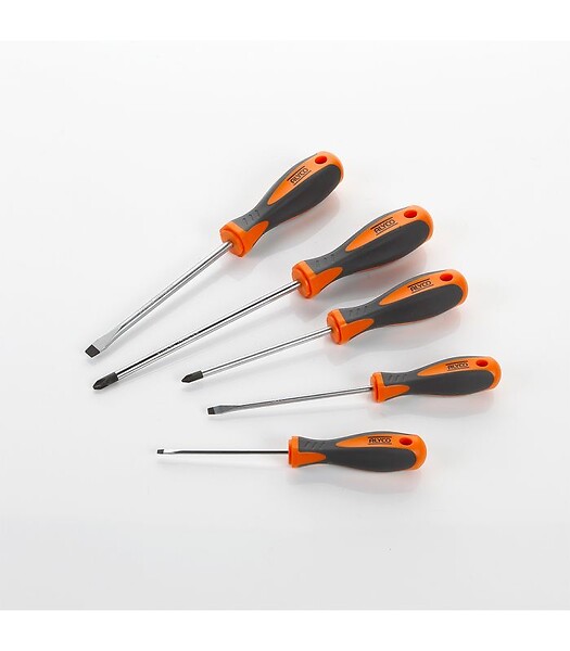 ALYCO - Set de 5 Tournevis Alyco Orange 170448 - large