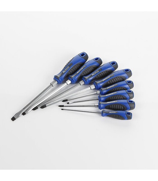 ALYCO - Set De 8 Tournevis Avec Boîte En Carton Alyco 119055 - large