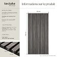 TECTAKE - Panneaux acoustiques SONIC WALL aspect bois chêne gris clair - vignette