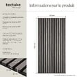 TECTAKE - Panneaux acoustiques SONIC WALL aspect bois chêne gris clair - vignette