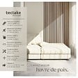 TECTAKE - Panneaux acoustiques décoratifs en MDF placage bois chêne clair 110x50cm absorption phonique feutre lamelles isolation sonore mural - vignette