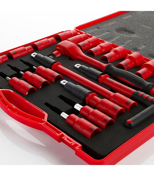 ALYCO - Set Clé A Douille 1/2" 20 Pièces Isolées Alyco 190300 - large
