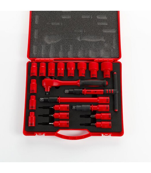 ALYCO - Set Clé A Douille 1/2" 20 Pièces Isolées Alyco 190300 - large