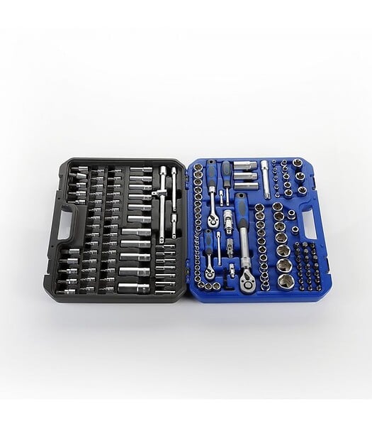ALYCO - Set De Douilles 1/4" 1/2" 3/8" 155 Pièces Alyco 192386 - large