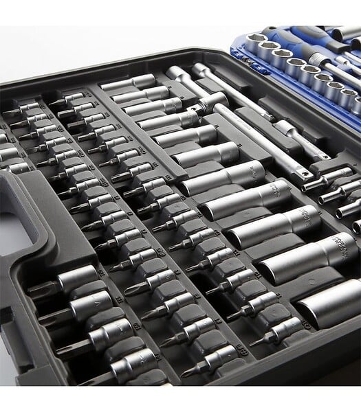 ALYCO - Set De Douilles 1/4" 1/2" 3/8" 155 Pièces Alyco 192386 - large