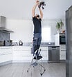 HAILO - Marche pied 3 marches pliable antidérapant en acier Hailo K20 - vignette