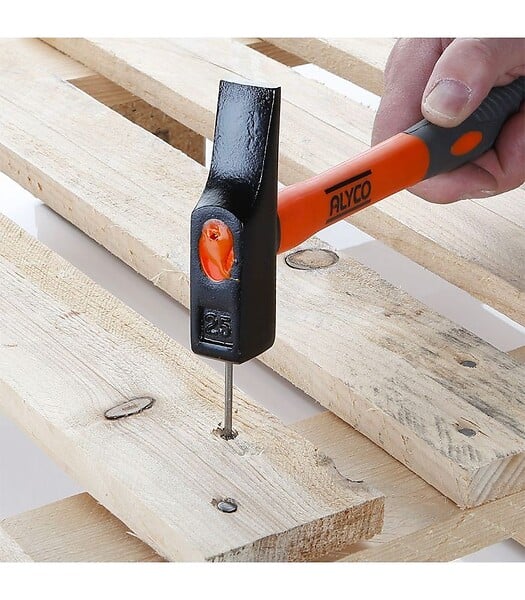 ALYCO - Marteau de Charpentier Alyco Orange 20 mm - large