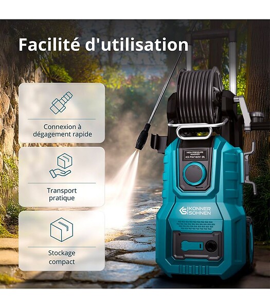 KONNER SOHNEN - Nettoyeur haute pression Könner & Söhnen KS PW160V-BL - large