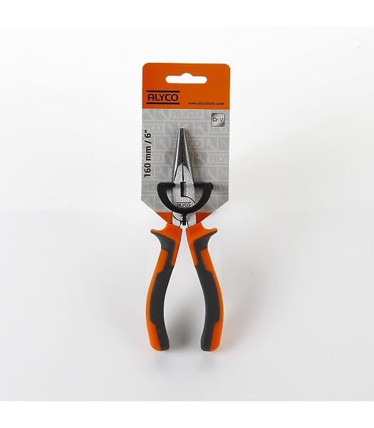 ALYCO - Pince Pour Demi-Rondes Avec Tranchant 160 Mm Alyco Orange 170530 - large