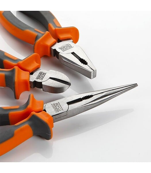 ALYCO - Set de 3 Pinces Professionnelles Alyco Orange 170528 - large
