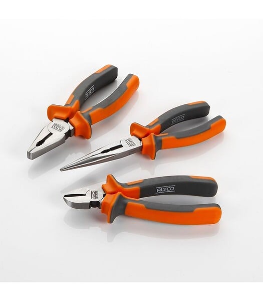 ALYCO - Set de 3 Pinces Professionnelles Alyco Orange 170528 - large
