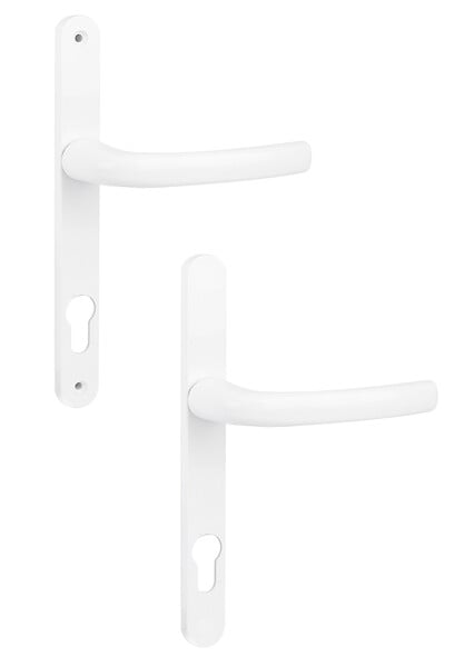 SOFI - Ensemble sur plaques + béquille carré 8mm entraxe 92mm blanc - SOFI - 5112210003 - large