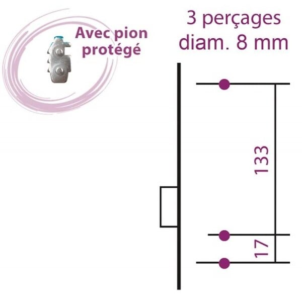 UNITECNIC - Verrou à code mécanique Unitecnic - large