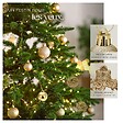 TECTAKE - Lot de 100 boules de Noël dorées assorties jaune or - vignette