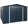 DURAMAX - Abri de jardin métal anthracite Duramax 11,69m² épaisseur 0,33mm - vignette