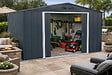 DURAMAX - Abri de jardin métal anthracite Duramax 9,72m² épaisseur 0,33mm - vignette