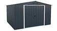 DURAMAX - Abri de jardin métal anthracite Duramax 9,72m² épaisseur 0,33mm - vignette