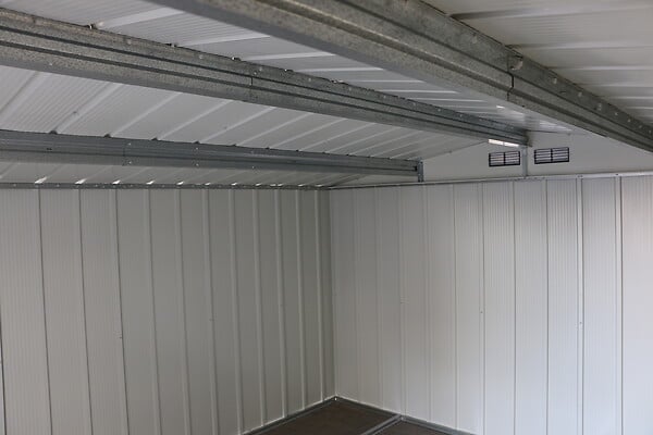 DURAMAX - Abri de jardin métal anthracite Duramax 7,79m² épaisseur 0,33mm - large