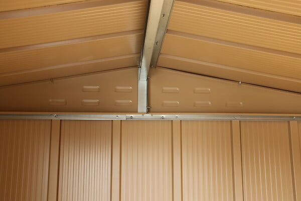 DURAMAX - Abri de jardin métal imitation bois Duramax 2,47m² épaisseur 0,33mm - large