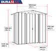 DURAMAX - Abri de jardin métal imitation bois Duramax 2,47m² épaisseur 0,33mm - vignette