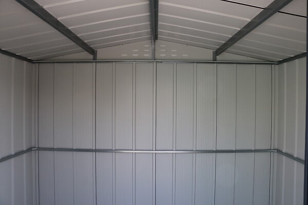 DURAMAX - Abri de jardin métal gris anthracite Duramax 4,75m² épaisseur 0,33mm - large