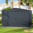 DURAMAX - Abri de jardin métal gris anthracite Duramax 7,75m² épaisseur 0,33mm - vignette