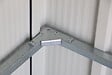 DURAMAX - Abri de jardin métal gris anthracite Duramax 7,75m² épaisseur 0,33mm - vignette