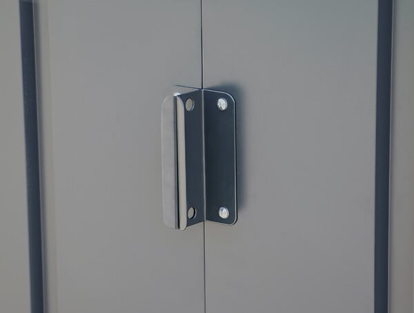 DURAMAX - Abri de jardin métal gris anthracite Duramax 7,75m² épaisseur 0,33mm - large