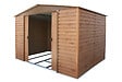 DURAMAX - Abri de jardin métal Alpine bois 7,81m² épaisseur 0,33mm - vignette