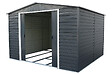 DURAMAX - Abri de jardin métal Alpine anthracite 9,75m² épaisseur 0,33mm - vignette